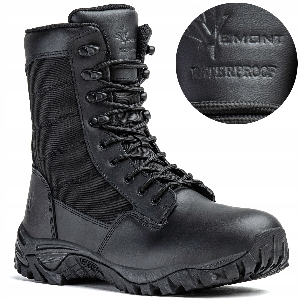 Buty wojskowe Skórzane taktyczne Wodoodporne trekkingowe mocne Vemont 46