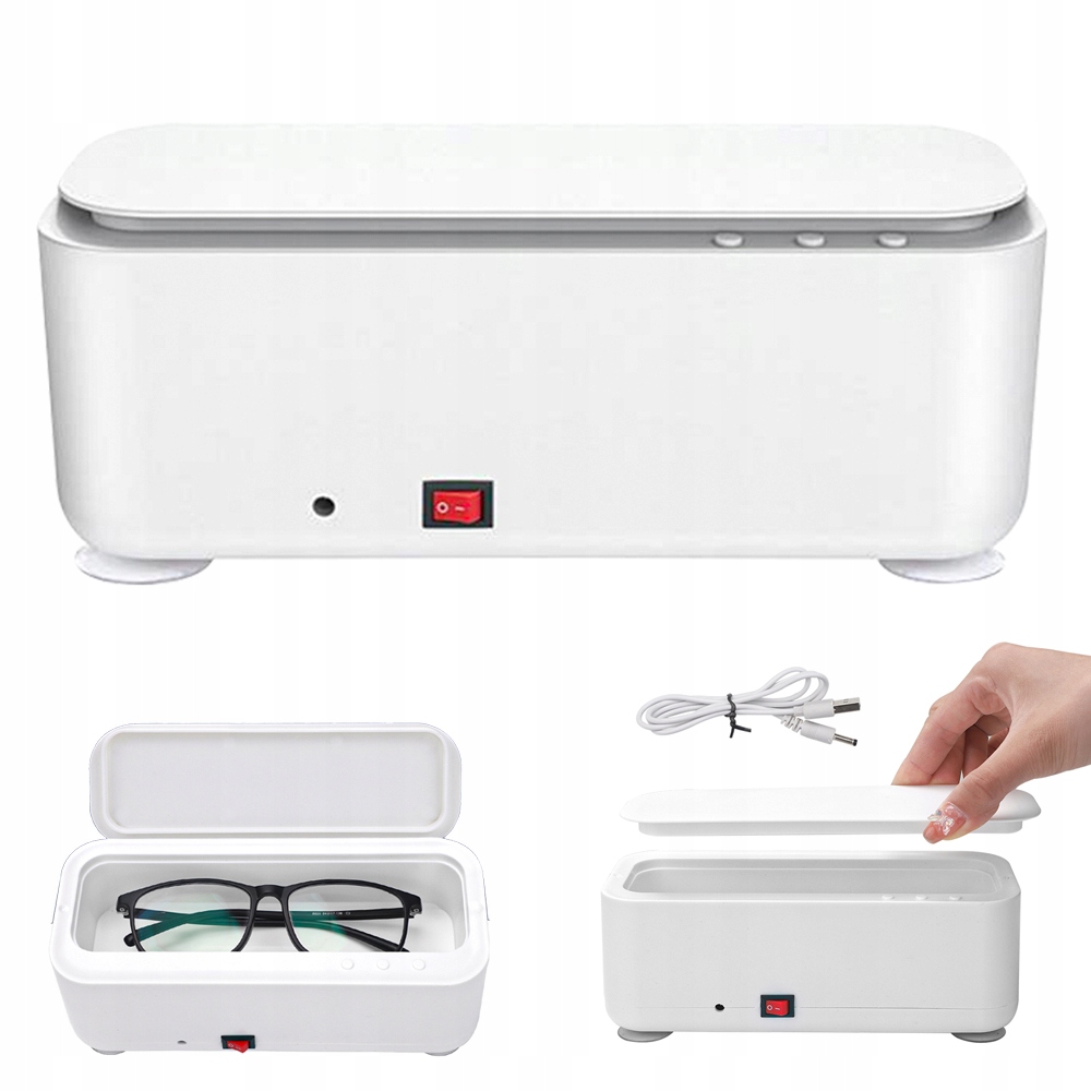 

Myjka Wibracyjna Do Czyszczenia Okularów Biżuterii