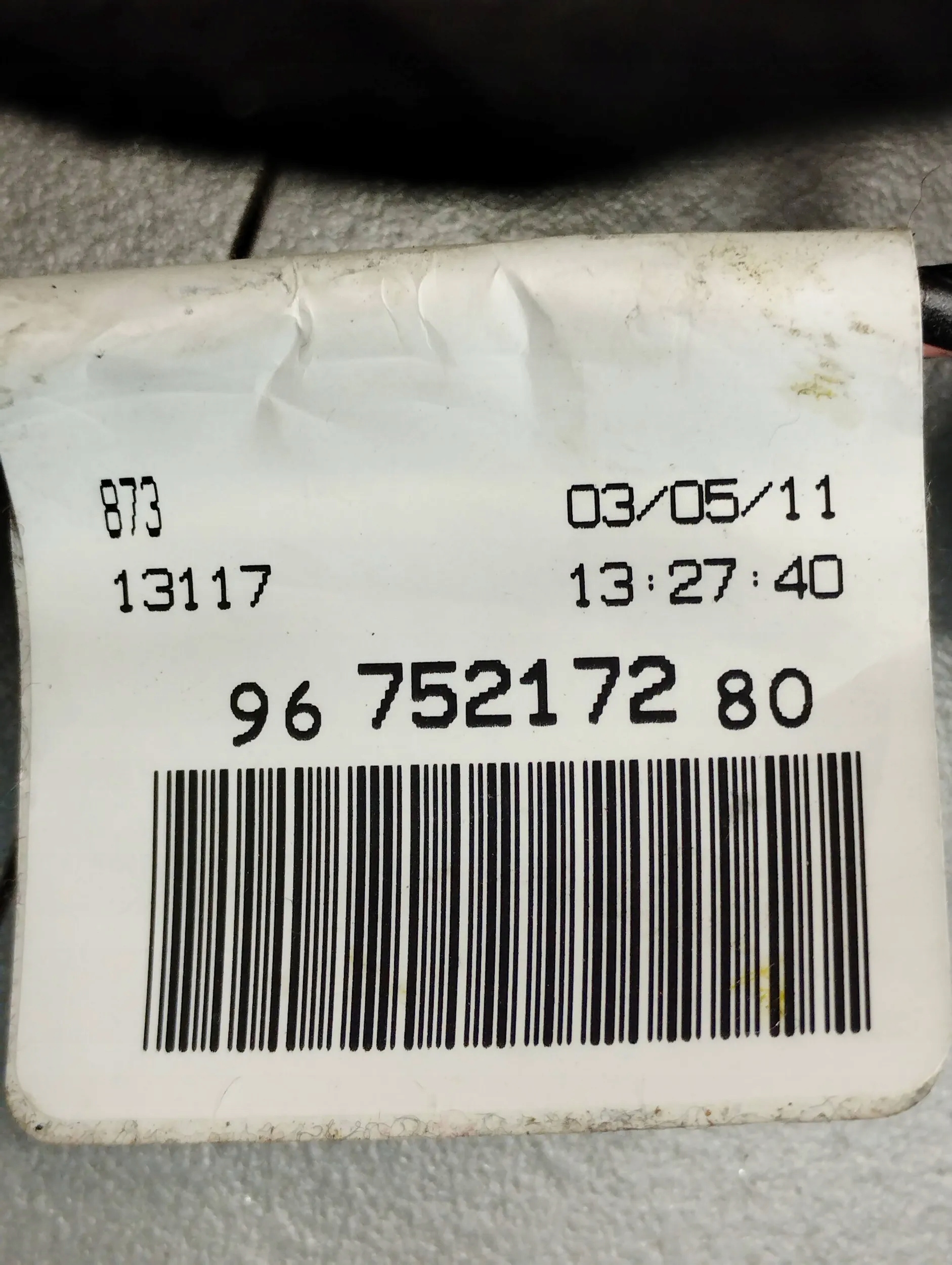 Peugeot 508 bundle door right rear part 9675217280