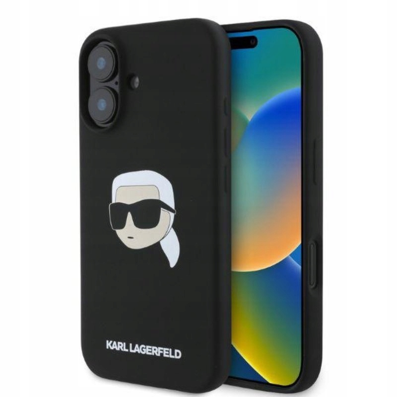 Karl Lagerfeld MagSafe – Pouzdro pro iPhone 16 (černé)