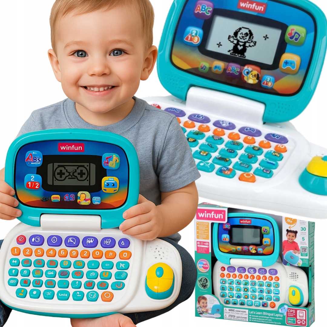 WINFUN ноутбук двуязычный образовательный интерактивный WINFUN