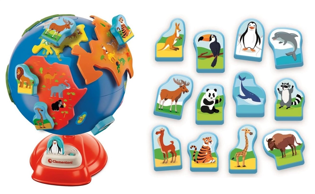 Interaktywny Globus przedszkolaka 17 x 27 cm Kod producenta 50757