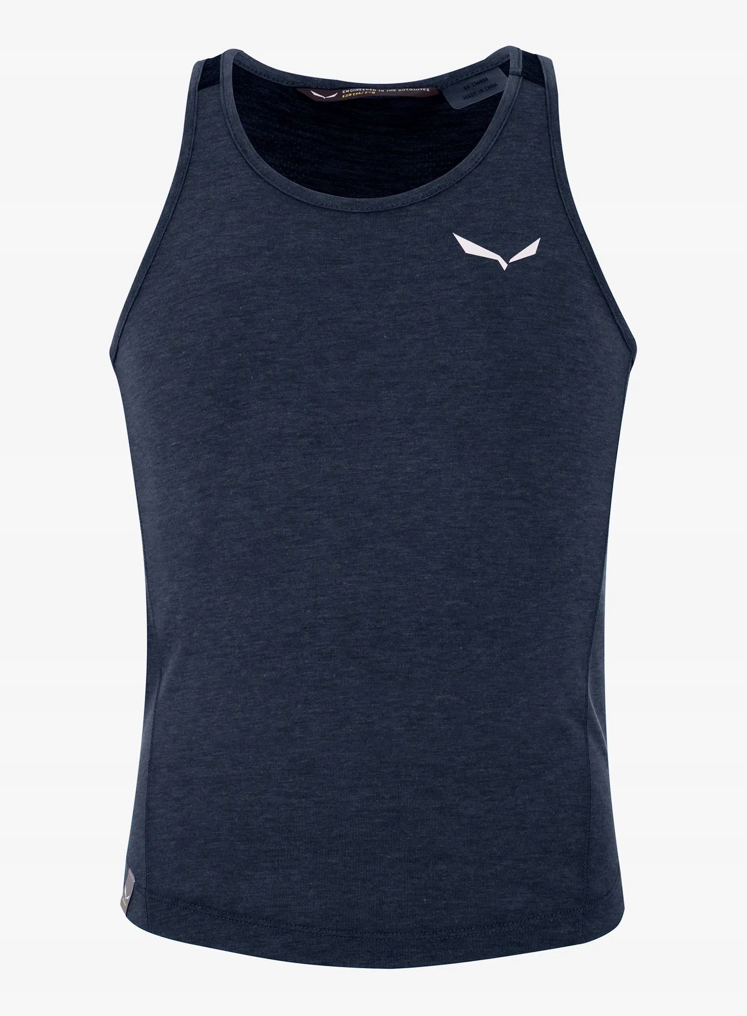 Dětské tričko Salewa Agner Hybrid Tank navy blazer melange 116 cm