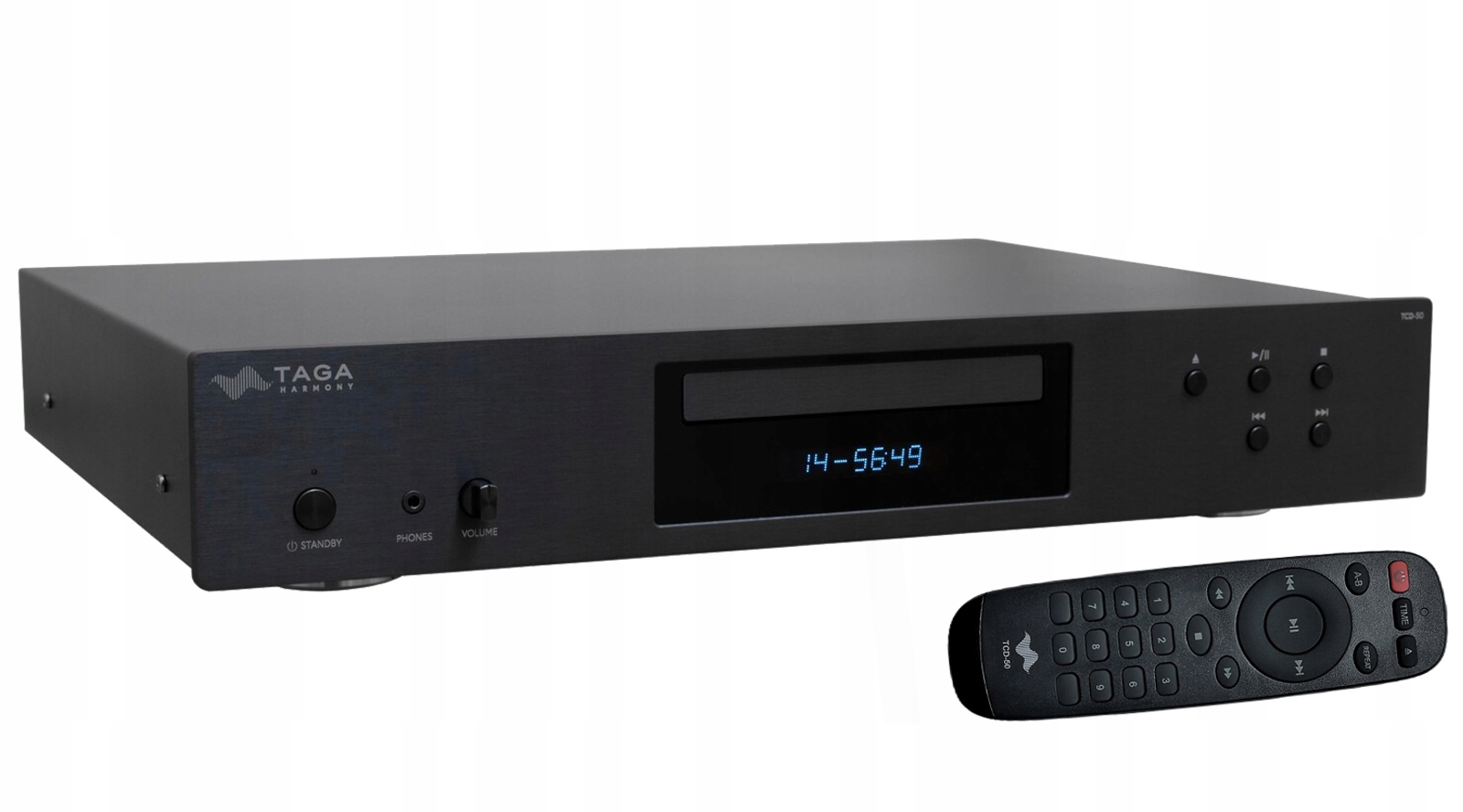 Odtwarzacz Hi-fi Płyt CD Audio Dac ES9018 Taga Harmony TCD-50 Black Czarny