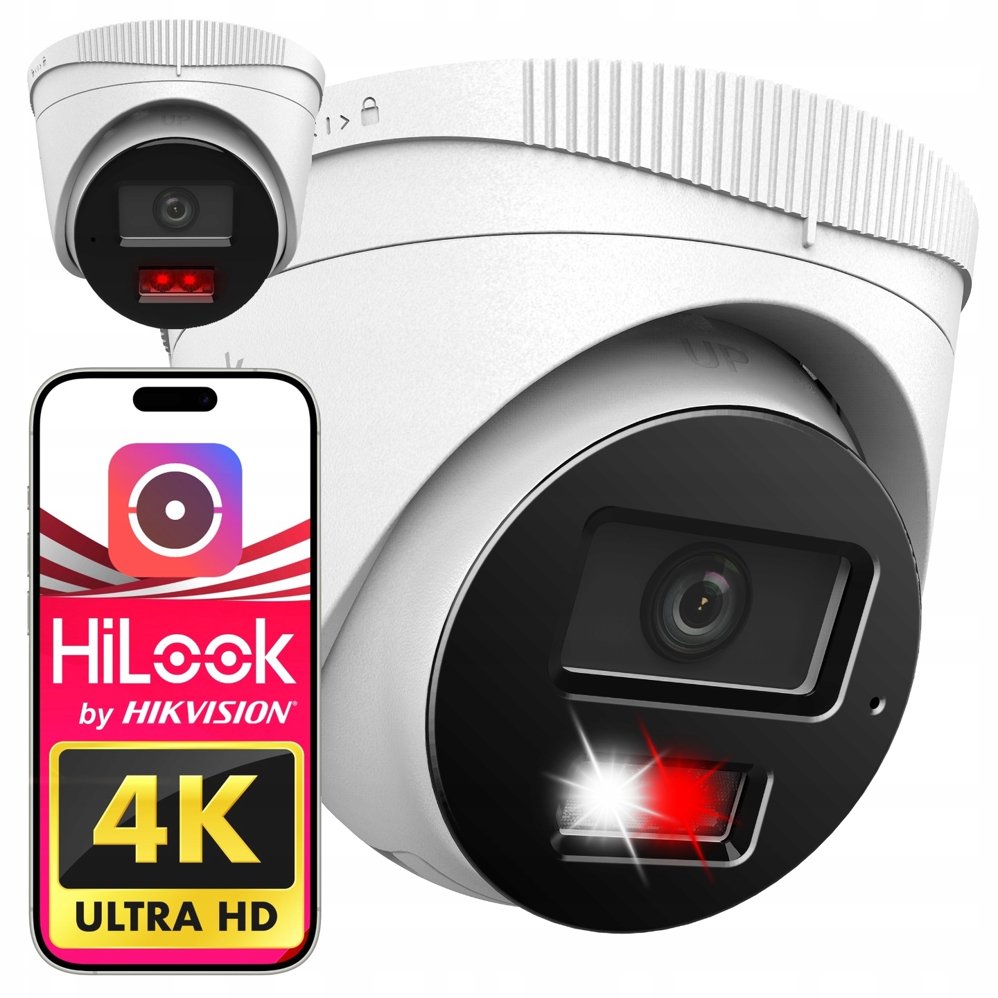 Kamera Ip Zewnętrzna IPC-T280HA-LU 8MPX IR30M Smart Hybrid Light Detekcja