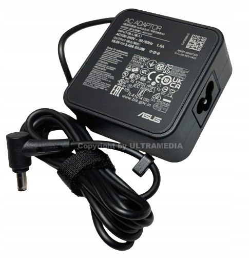 Zasilacz Asus 65W wtyk 4,5mm Pin kod Qr