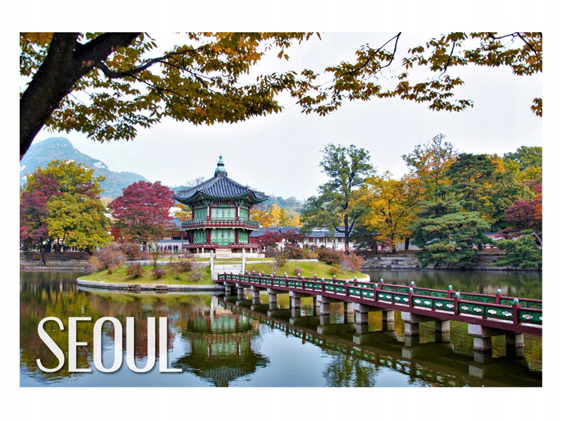 

Korea Płd. Seul Pawilon Magnes na lodówkę