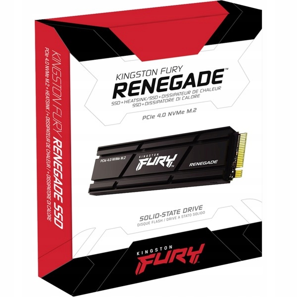 KINGSTON FURY Renegade 4TB SSD with Heatsink, M.2, PCIe 4.0 NVMe — 4