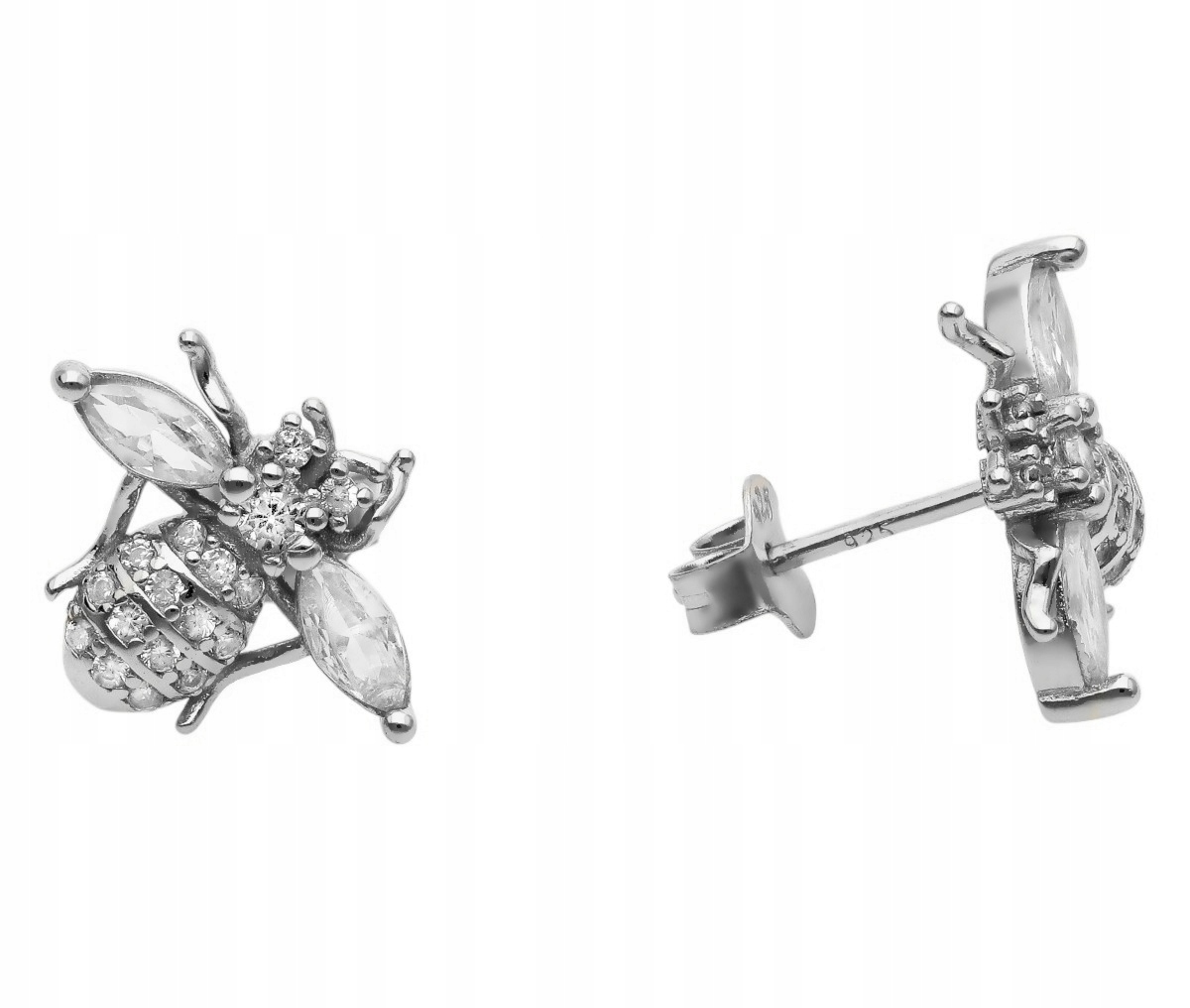 Stříbrné náušnice Ag 925 včely IM0670125ER