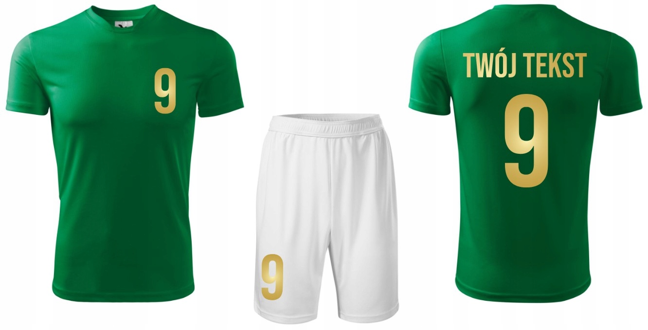 

Strój Piłkarski Sportowy Z Własnym Napisem Wf 122