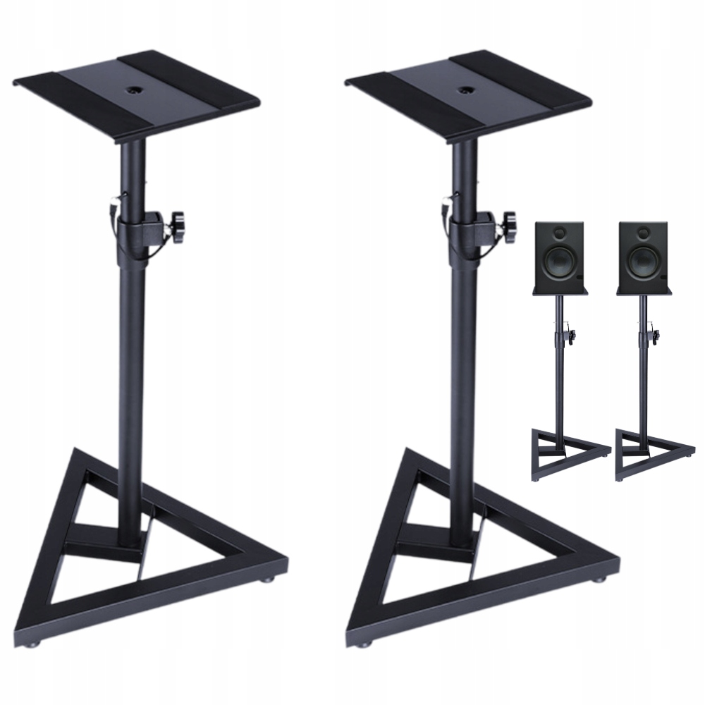 Statywy na Głośniki Monitory Podstawki Stojak Uniwersalne Zestaw 2szt