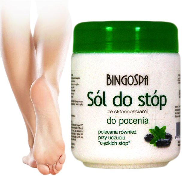 

Sól do stóp przeciw poceniu i na opuchniete stopy