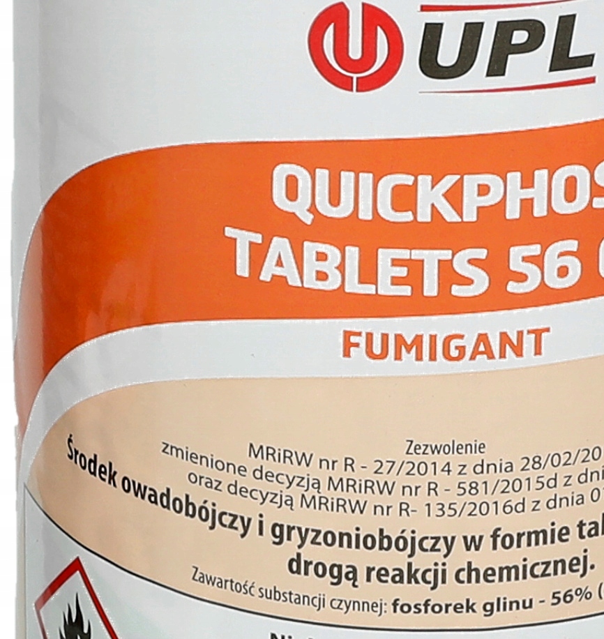 Środek na krety kreta QUICKPHOS kluczyk tabletki Kod producenta QUICKPHOS Tablets