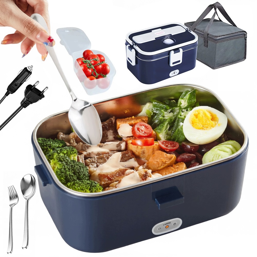Elektrický Vyhřívaný Obědový Box, Přenosná Nádoba Na Jídlo, Oběd, 1.8 L