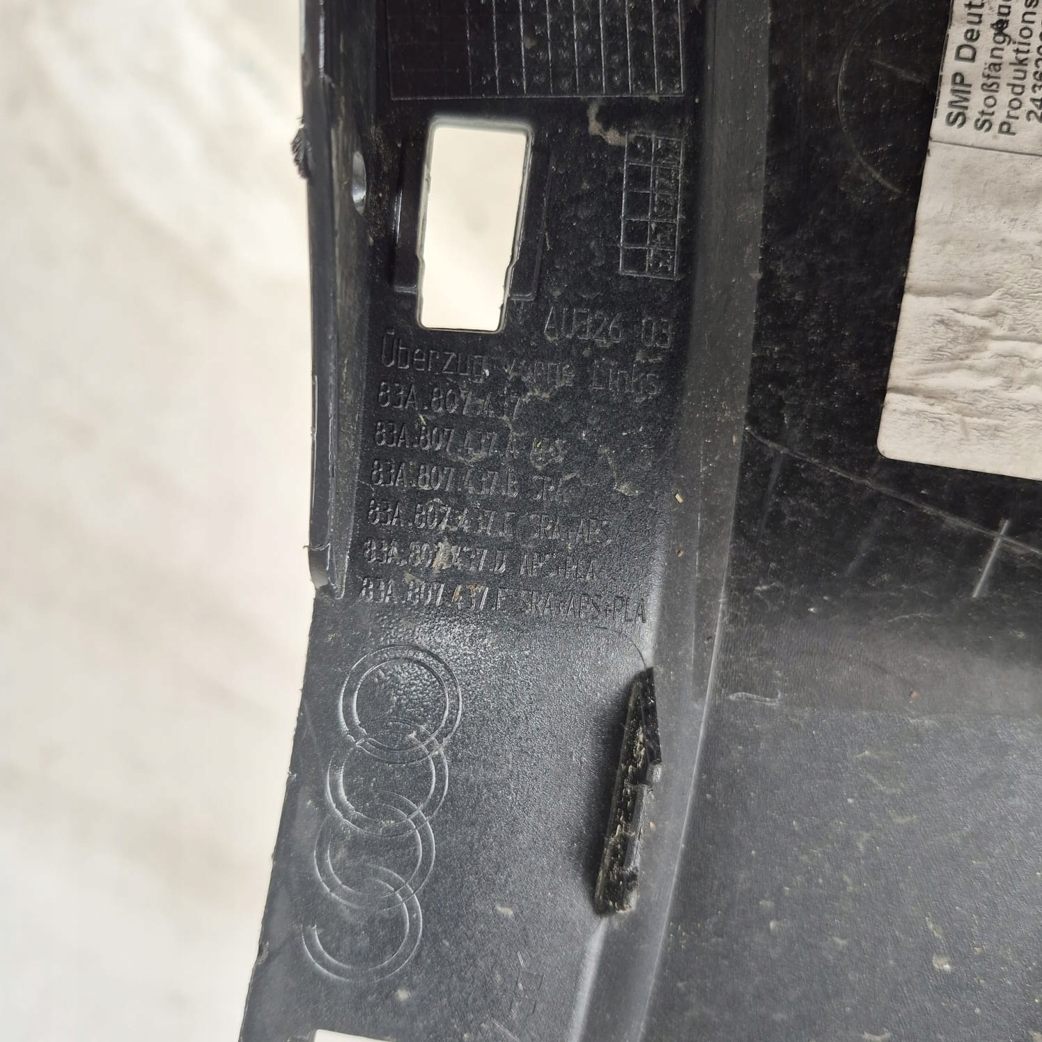 AUDI Q3 II 2 18-> Unité d’angle BOK Pare choc Gauche Avant PDC