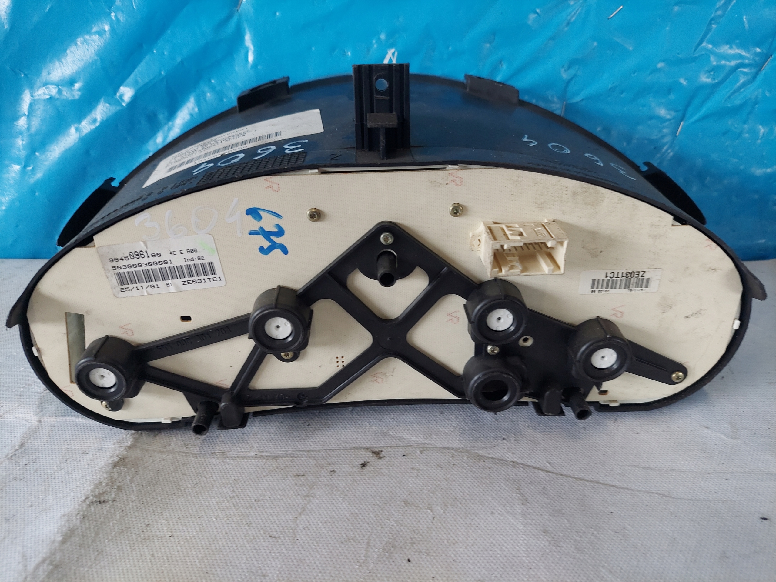 dials clock PEUGEOT 206 1.1 B 9645096180