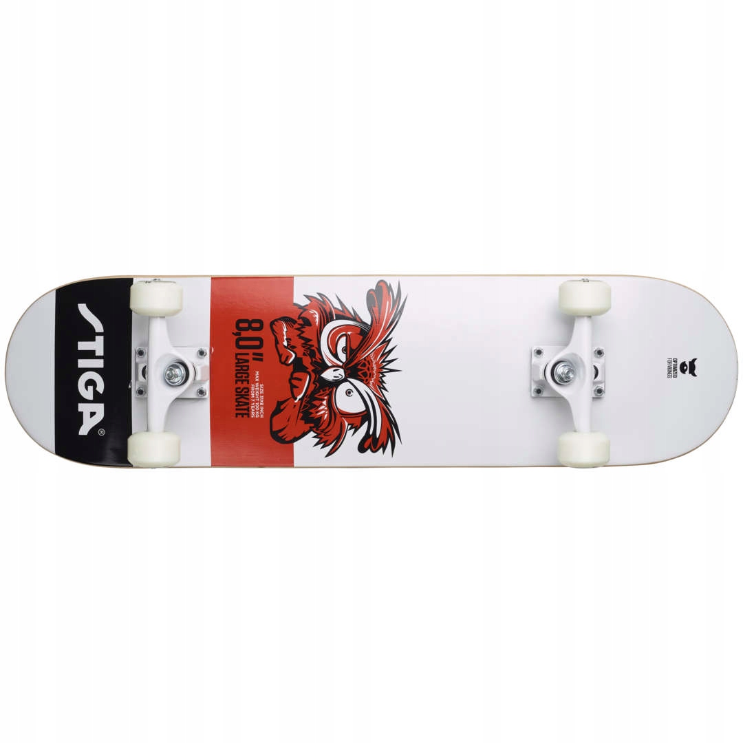 Deskorolka, Stiga skate 8,0 Owl White