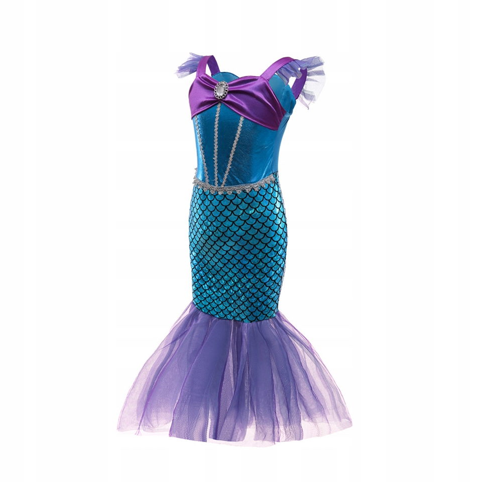 Sukienka Syrenka Arielka Syrena kostium strój 140 Rozmiar 140