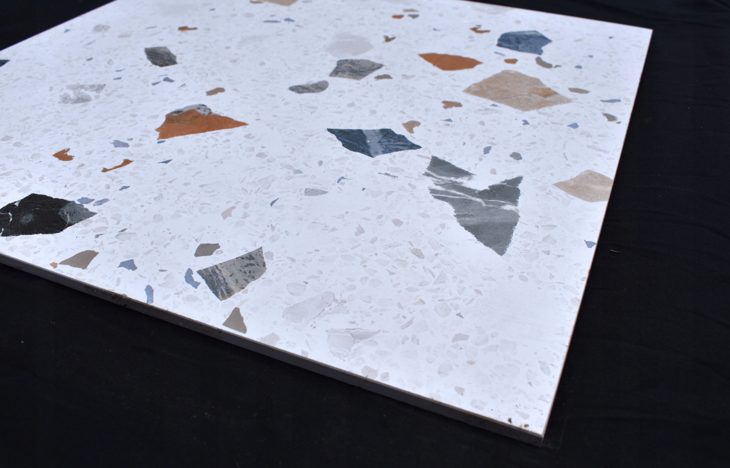 GRES STRACCIATELLA LASTRYKO TERAZZO BIAŁA SATYNA 60x60 Typ gres