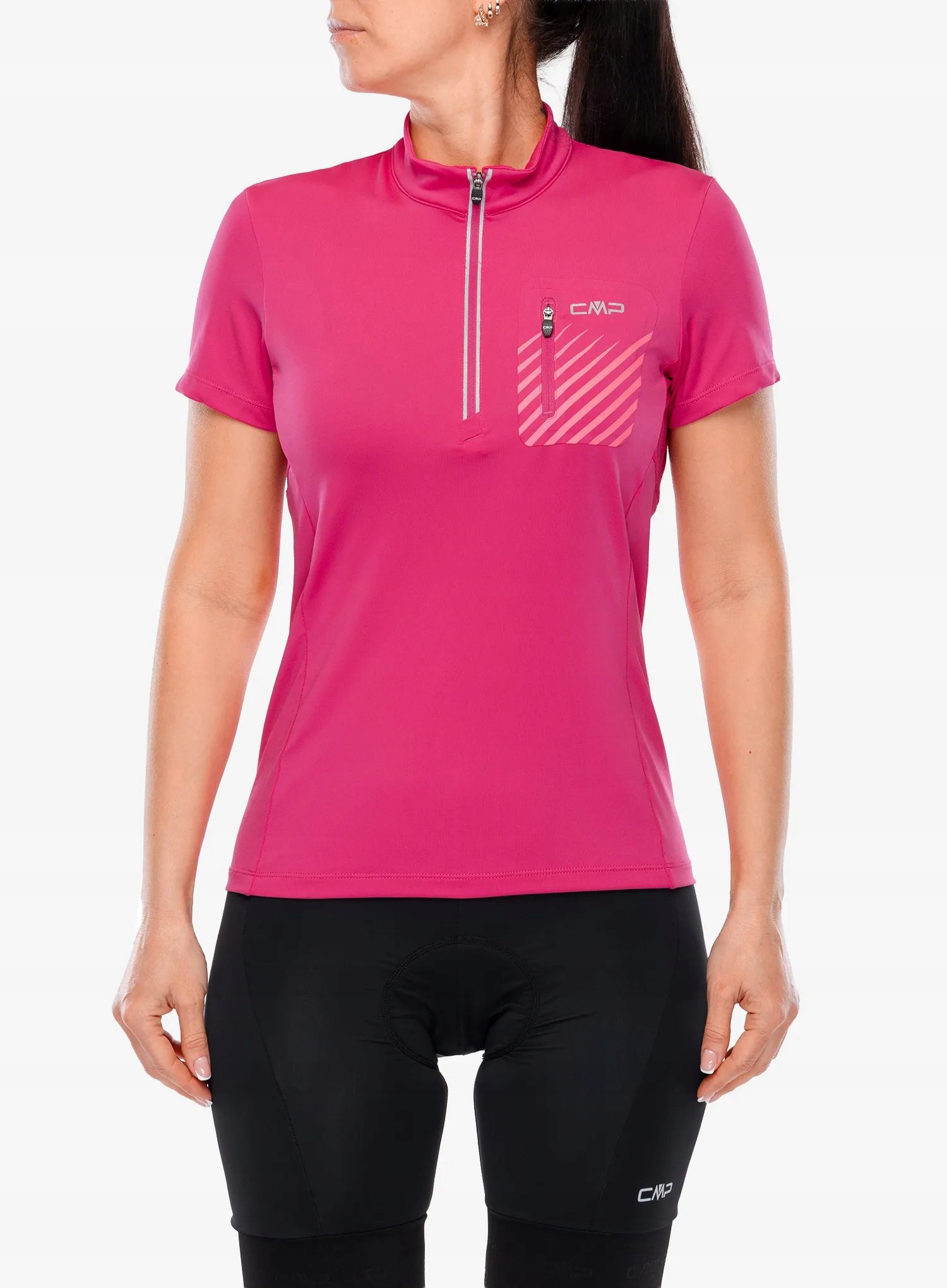 Koszulka na rower damska Cmp Lush T-Shirt Free Bike magenta 36 (xs)