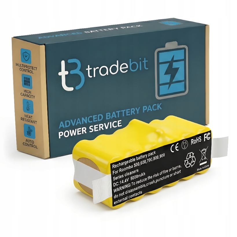 Bateria Zasilacz do iRobot Roomba seria 500 600 700 800 900 5000mAh Ni-MH