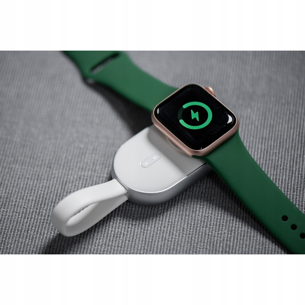 FORCELL Powerbank Mini Power Watch 1200mAh do Apple Watch + kabel USB-C Typ akumulatora litowo-jonowy