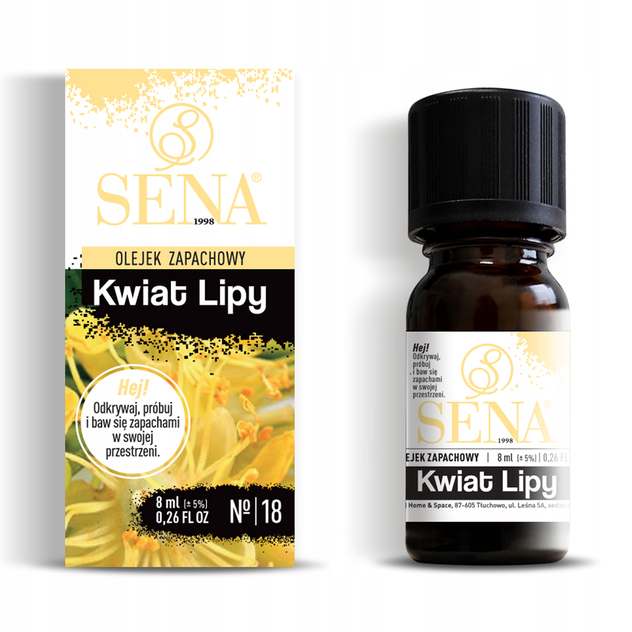 

Olejek zapachowy Sena 18 Kwiat Lipy 8ml