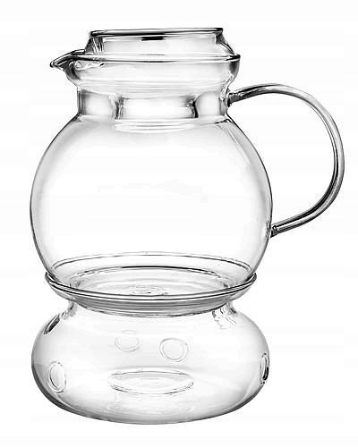 

Dzbanek Z Podgrzewaczem do kawy herbaty szklany