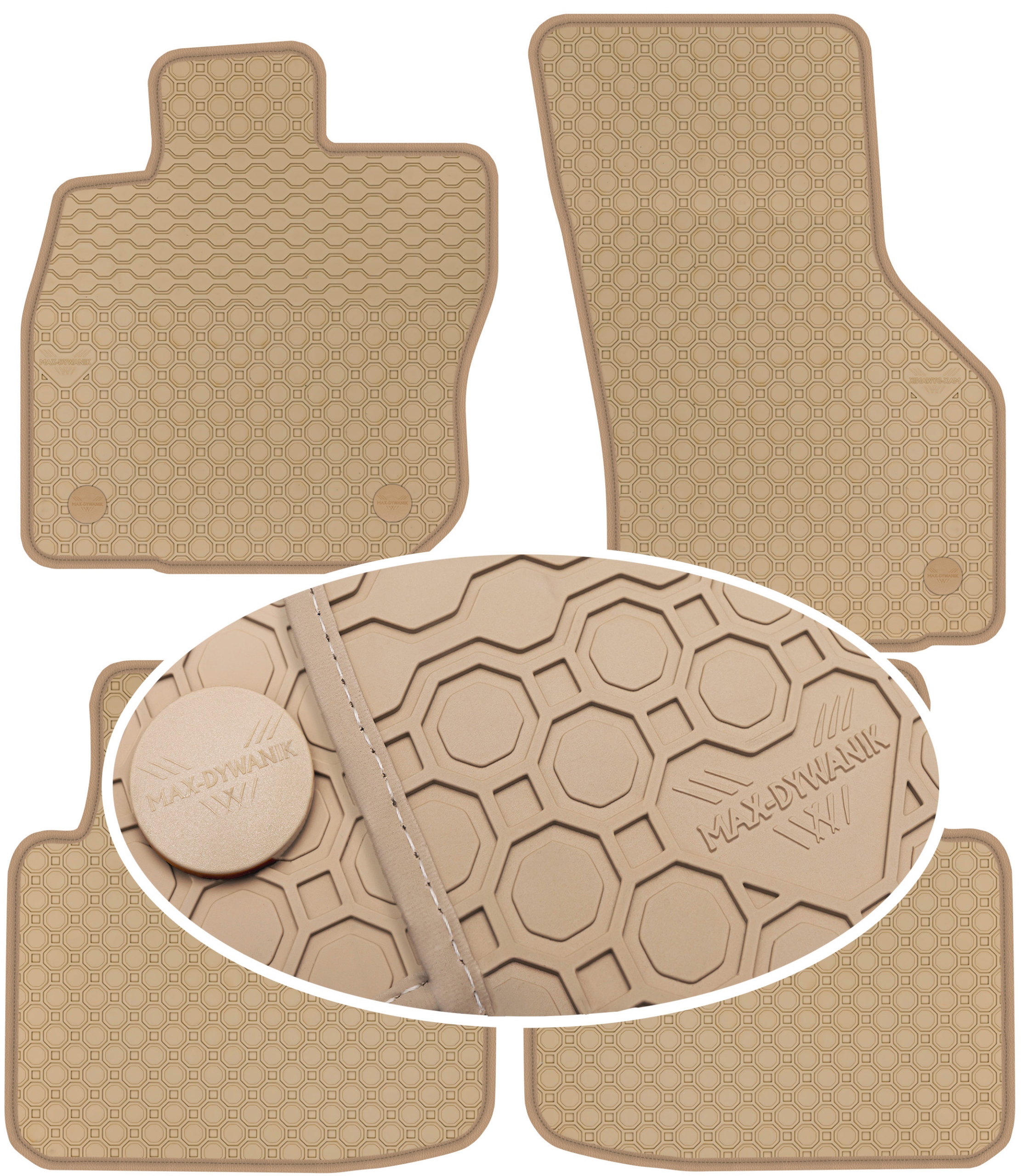 Vw Passat B9 Kombi 2024- (anglická verzia) Gumové rohože PrimeLiner