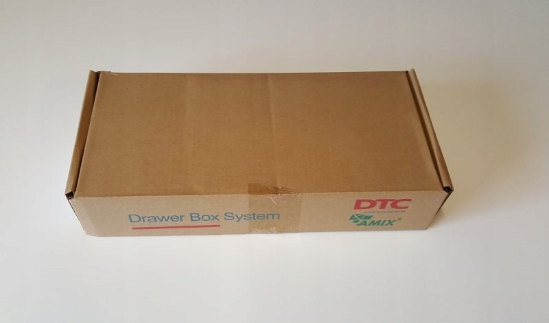 Szuflada Amix System Box 500 mm - Niski Szary Wysokość mebla 72 cm