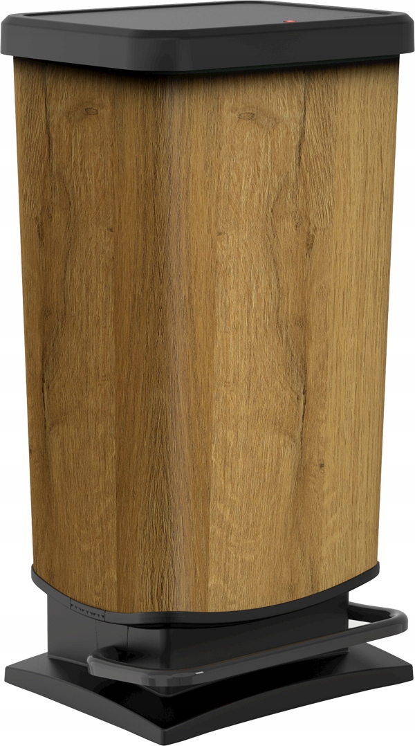 Odpadkový koš Rotho Paso 40 l, dřevo