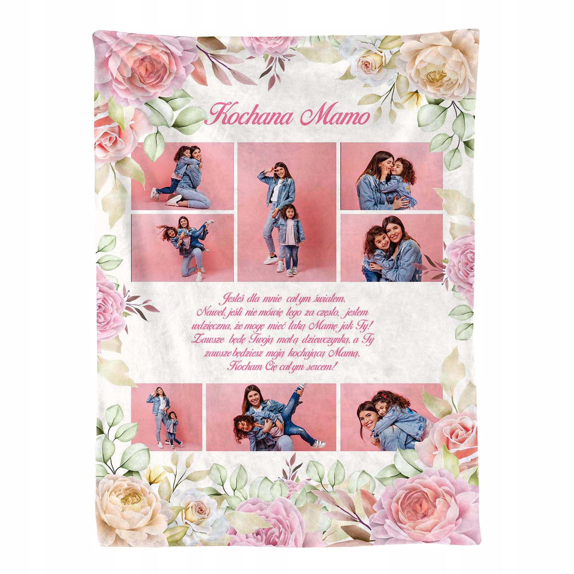 Foto deka s fotografiemi Dárek pro maminku 120x150 Milá maminko
