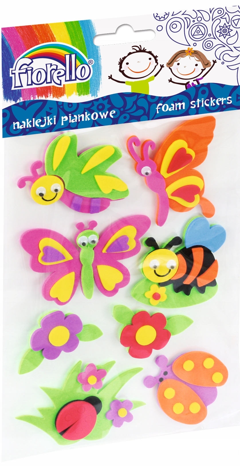 

Naklejki piankowe Fiorello Owady 8 szt