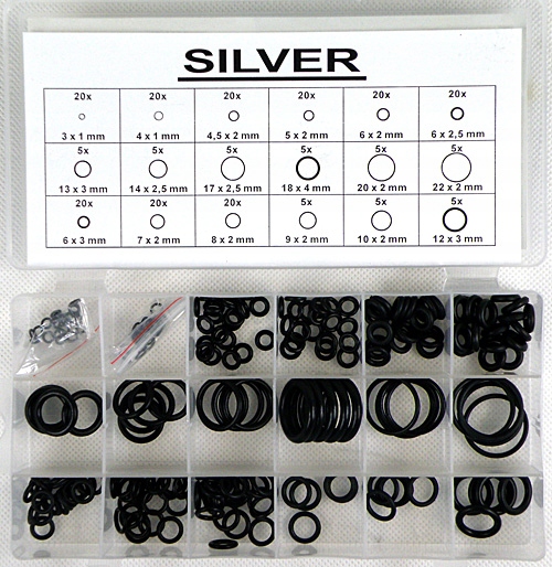 ORINGI ZESTAW ORINGÓW OLEJOODPORNE ORING USZCZELKA
