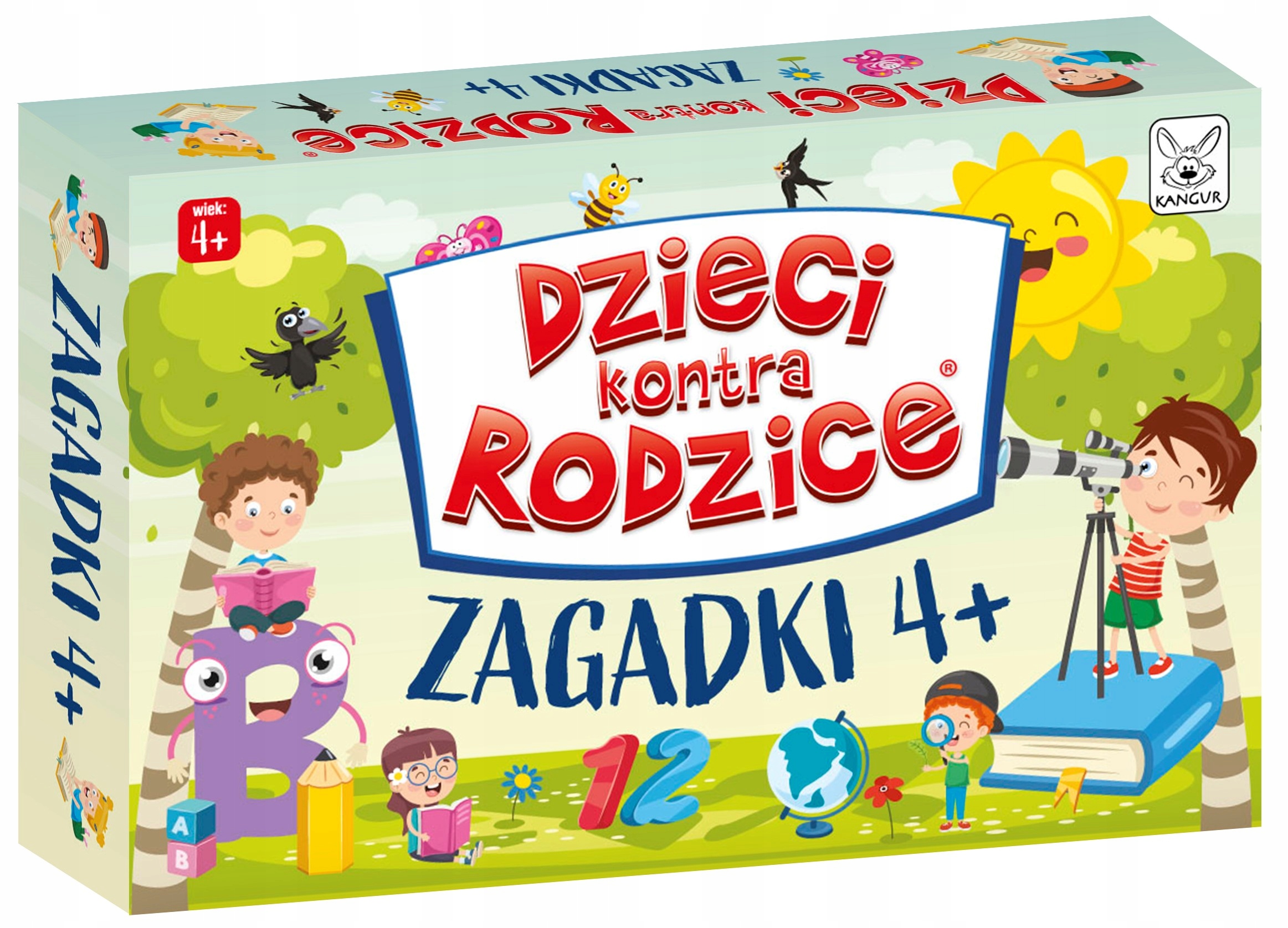 

Gra Dzieci Kontra Rodzice wesołe zagadki dzieci