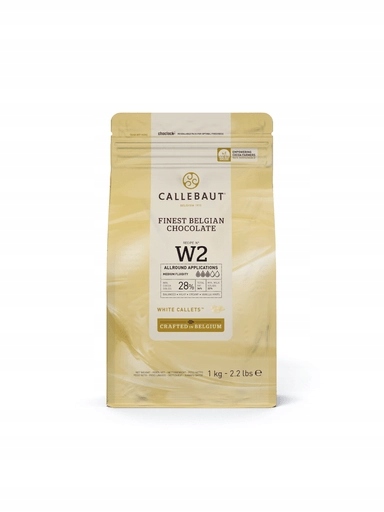 Levně Bílá čokoláda 28% Callebaut Receptura W2 1 kg