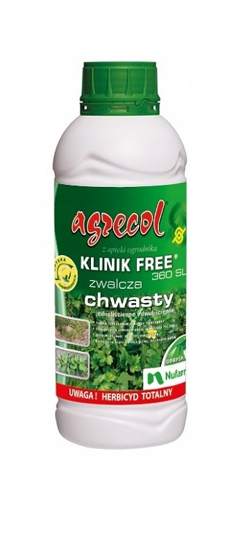 

Klinik Free 360 Sl 500 ml Agrecol glifosat