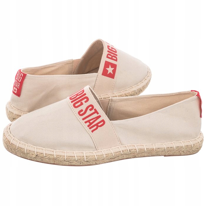 

Buty Damskie Espadryle Big Star Beżowe HH274474