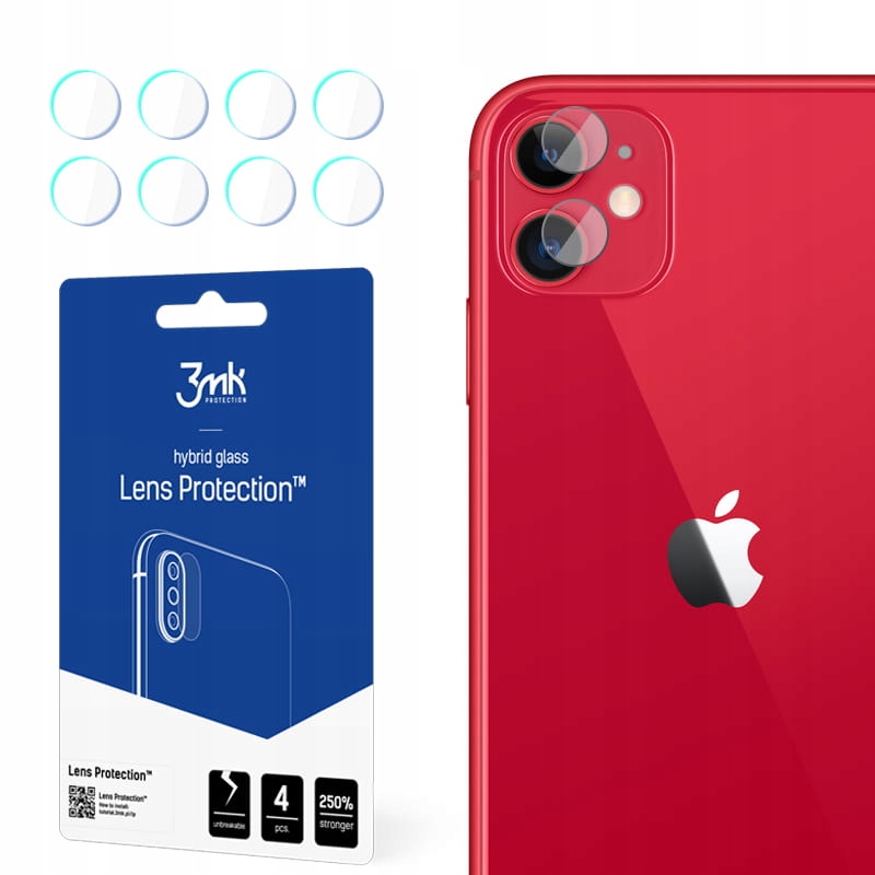 

Ochrona na obiektyw aparatu 3mk Lens do iPhone 11