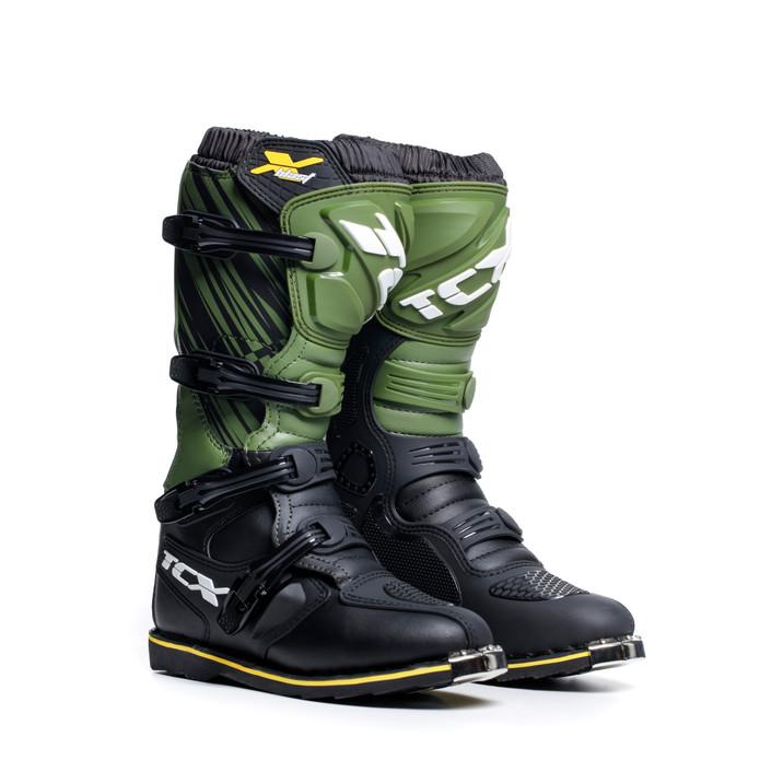 Buty Crossowe TCX X-Blast Czarno/Zielono/Żółte 40 Typ Cross / Enduro