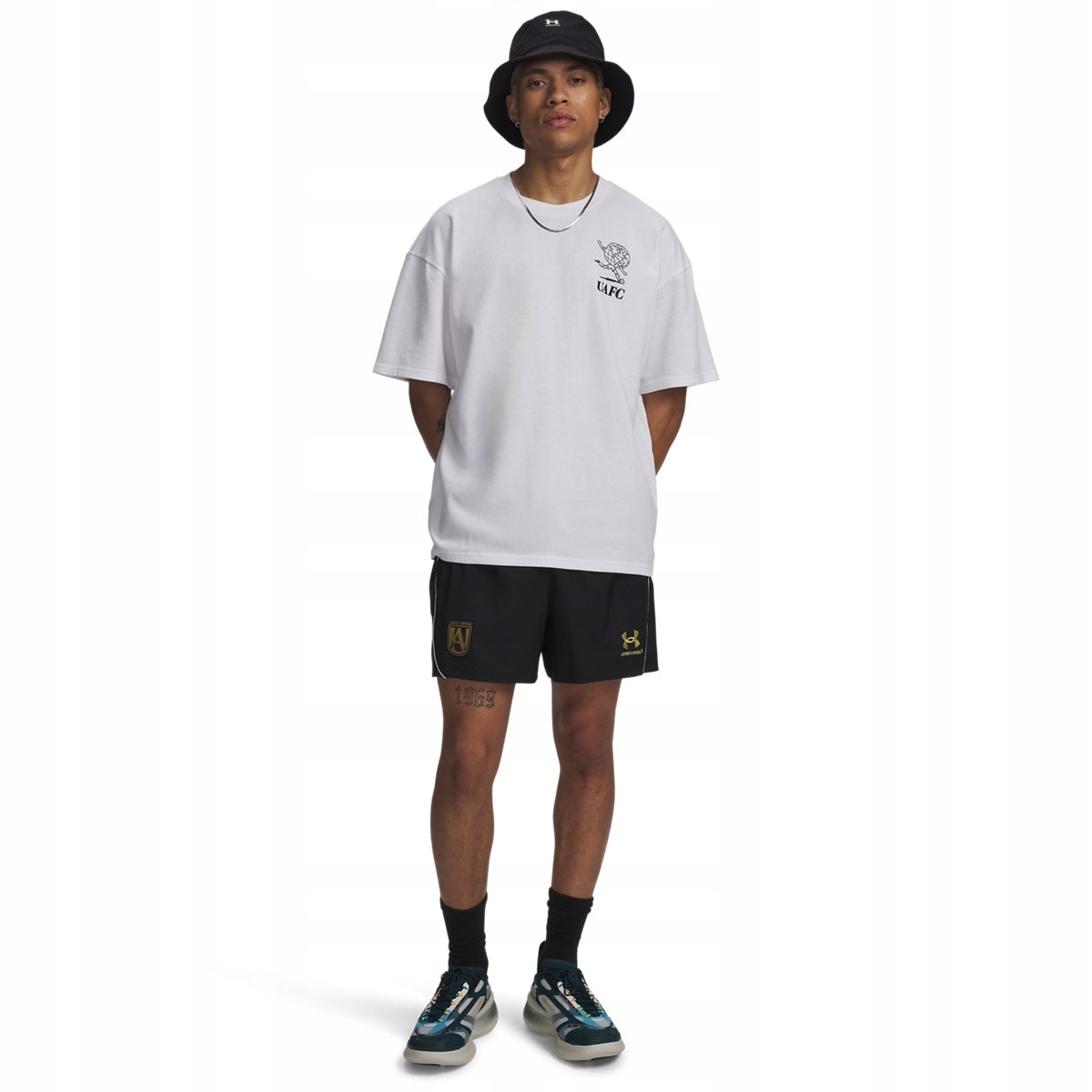 Męskie spodenki piłkarskie Under Armour Ua 96 Terrace Country Czarny L