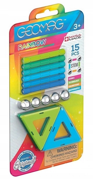 

Geomag Klocki Magnetyczne Rainbow Zimne 15EL. 3663
