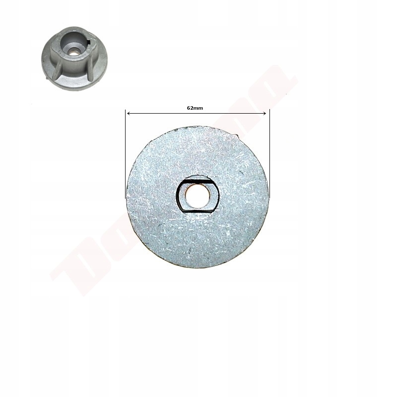 PIASTA NOŻA GGP STIGA 22,2 mm ( 22463016/0 )