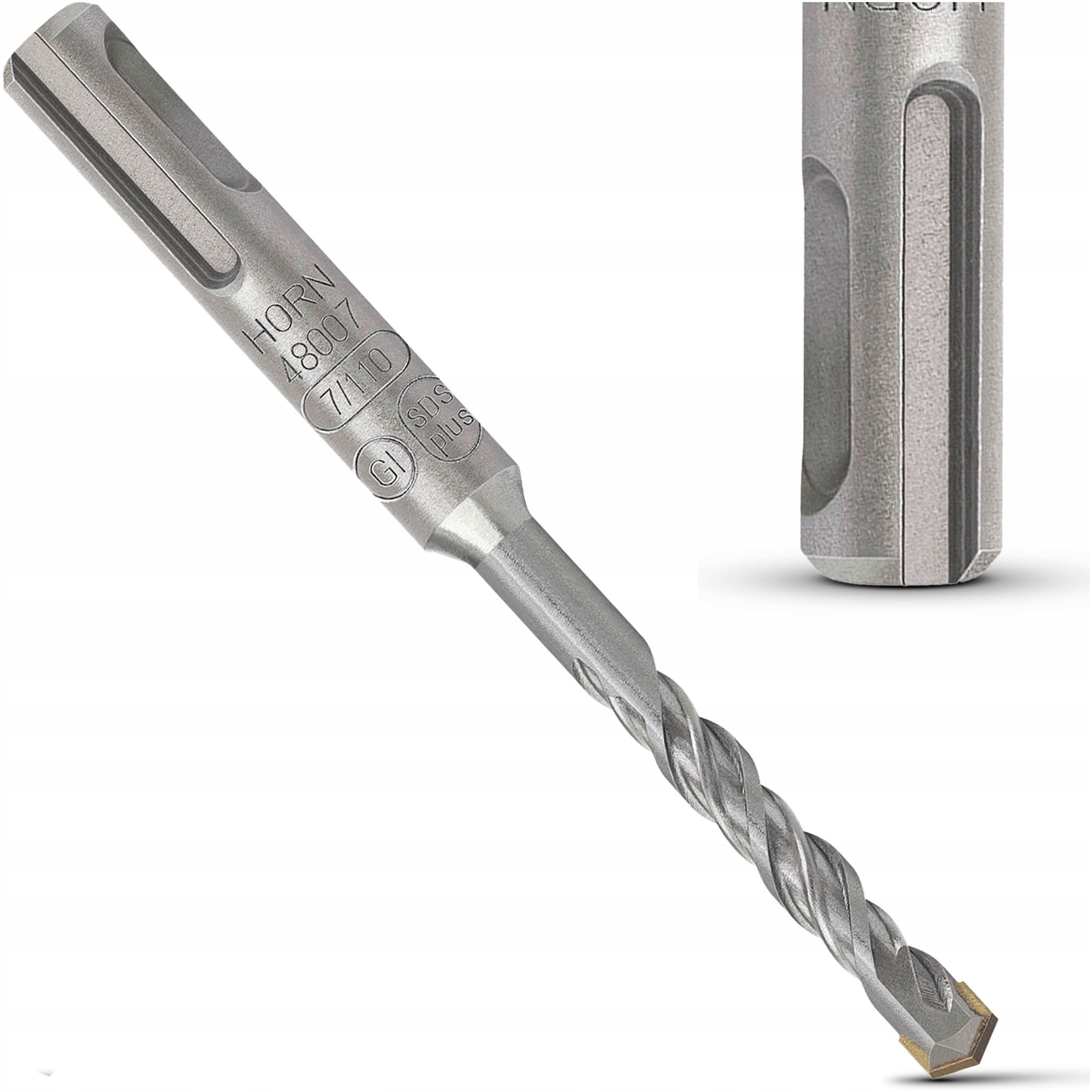 

Wiertło Do Muru Betonu fi 7x110 mm Sds-plus Widia