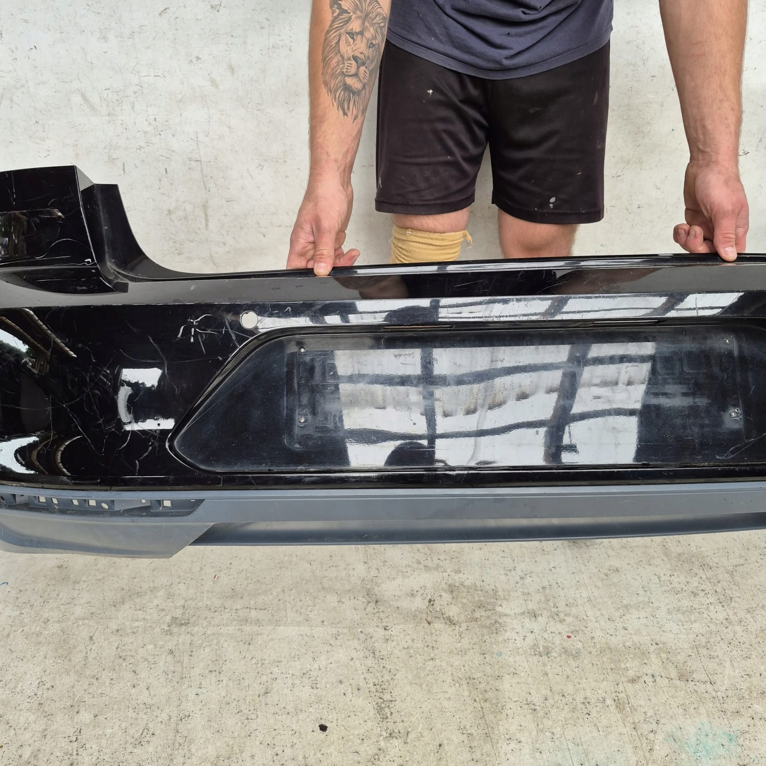 VW PASSAT B8 sedan 14-19 bumper rear part rear PDC
