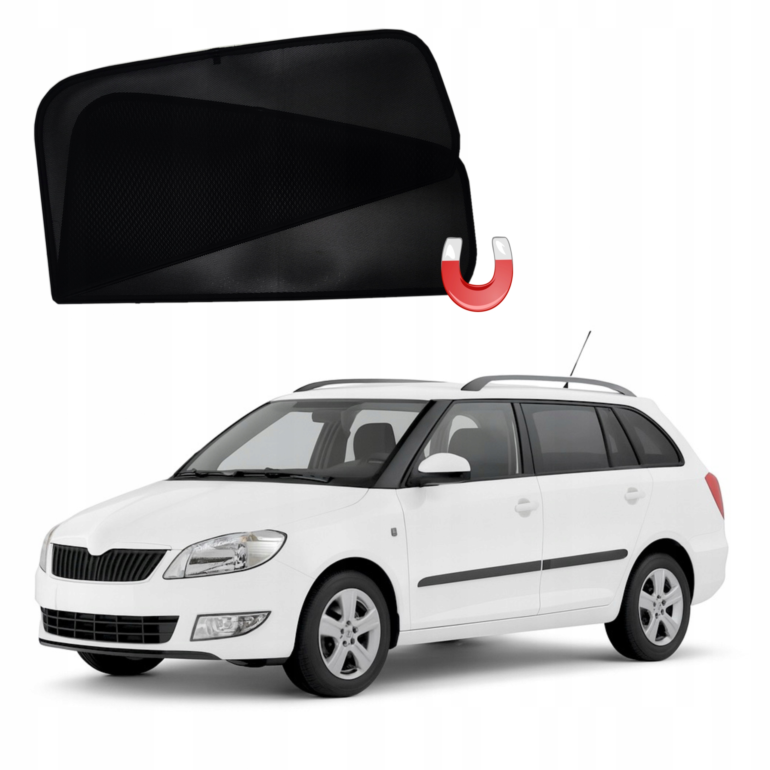 Slnečné rolety určené pre vozidlo Škoda Fabia II 2 kombi
