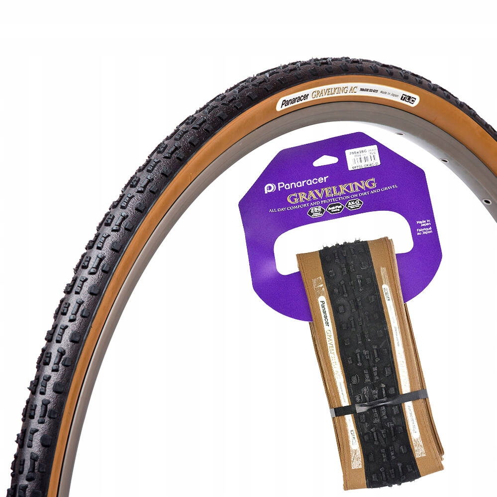 Pneumatika Panaracer GravelKing Ac 700x35C černohnědá, gravelová, rolovací