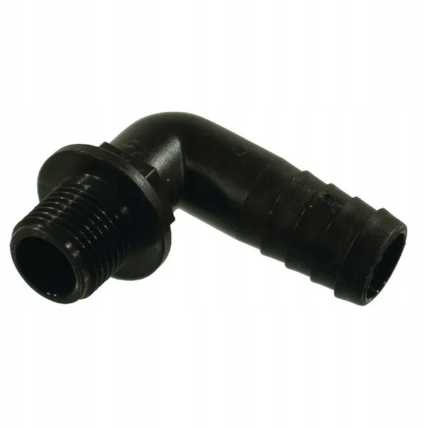 Przyłącze węża kolano gwint zew 3/4" wąż 16mm