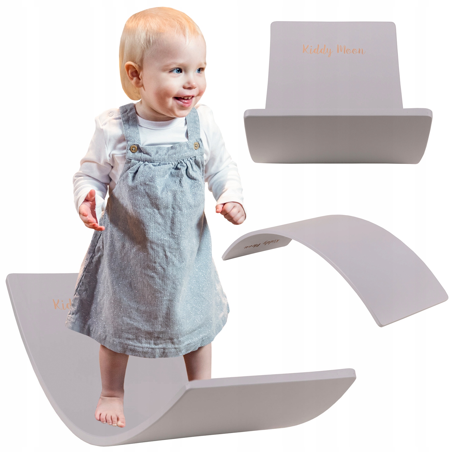 Balanční deska Balance Board Yoga šedá BB-001