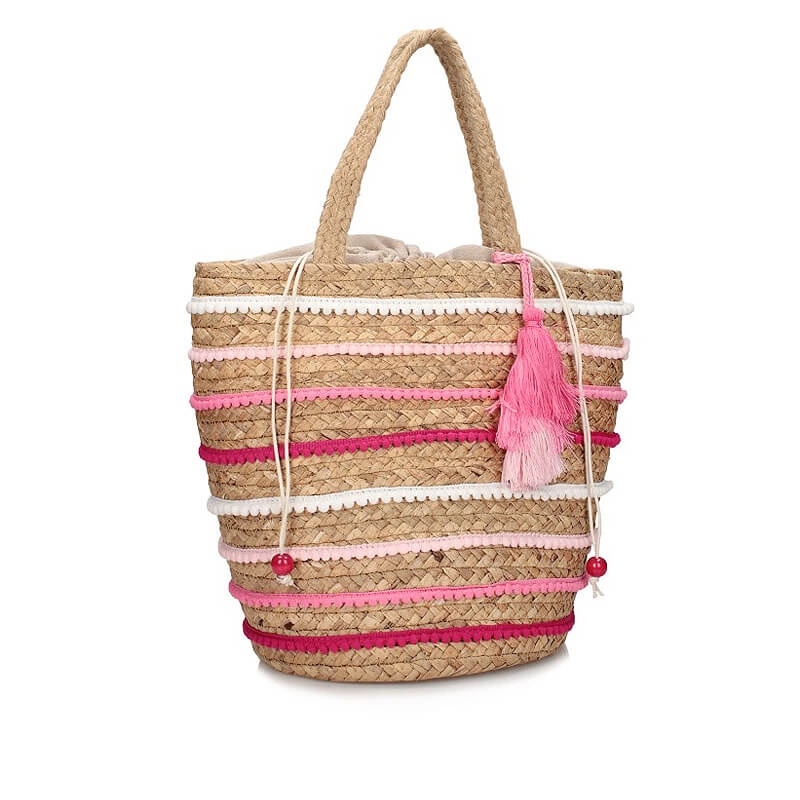 Prostorná kabelka Koš Sca'viola TV-5 Pink